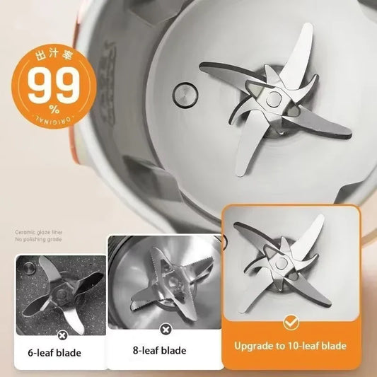 1500ml Multi-Function Electric Soy Milk Maker with Large Touchscreen Display, 10-Blade Mixer, Blender, and Nut Milk Maker
