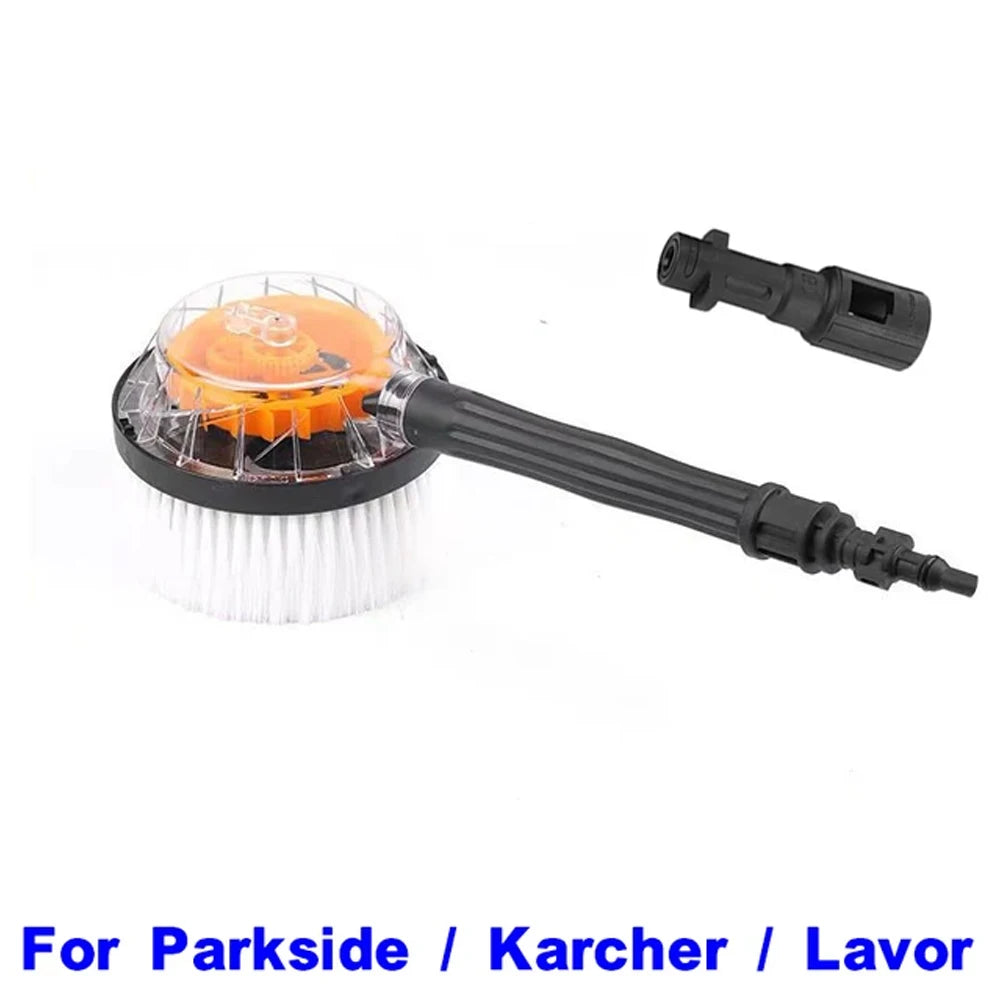 High Pressure Washer Rotary Brush Adapter For Karcher Parkside Lavor Cleaning Tornado Brush Multi-Surface Disc Brush