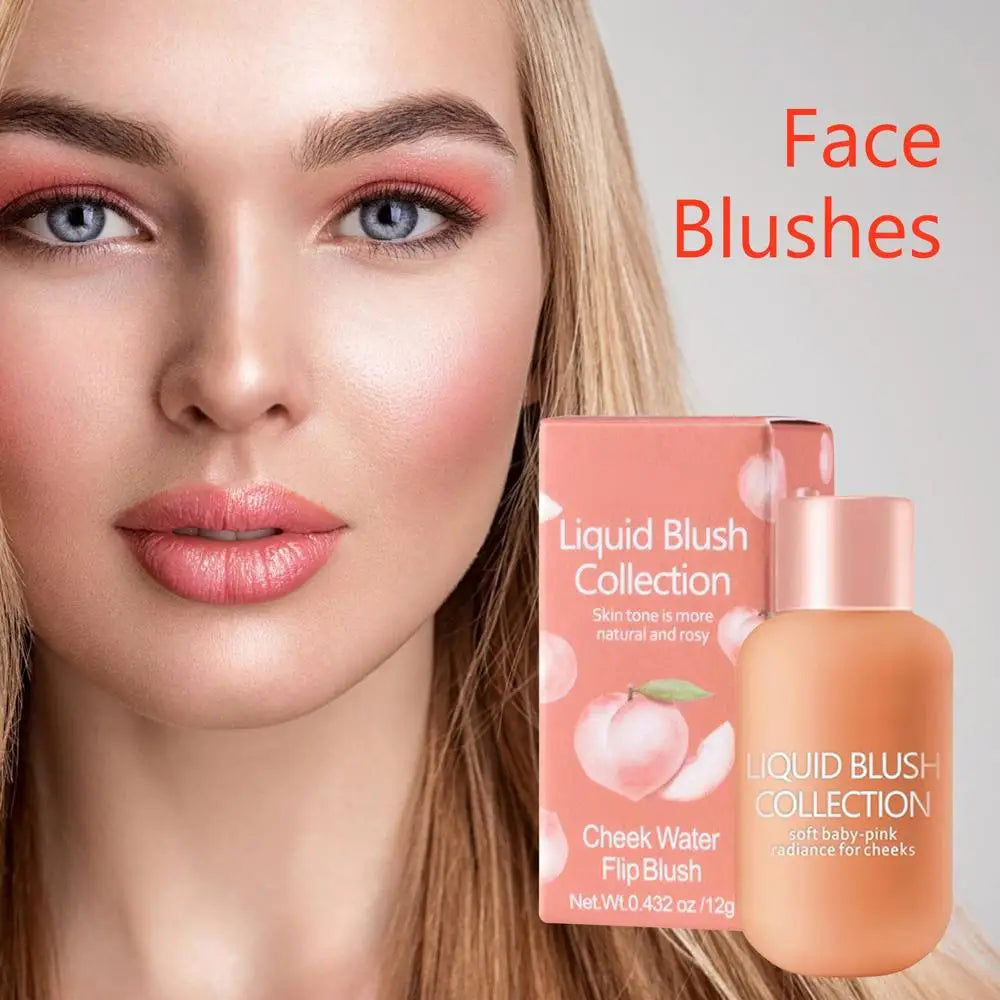 New Liquid Cheek Blush Facial Nourishing Blusher Gel Cream Multi-purpose For Eyes Lips Makeup Blush Stick Cosmetics