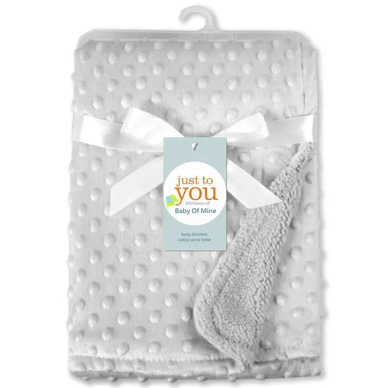 Baby Blanket Warm Double Layer Swaddle Wrap Newborn Thermal Soft Fleece Bath Towel Fluffy Baby Stroller Blanket Sleepsack 70*100
