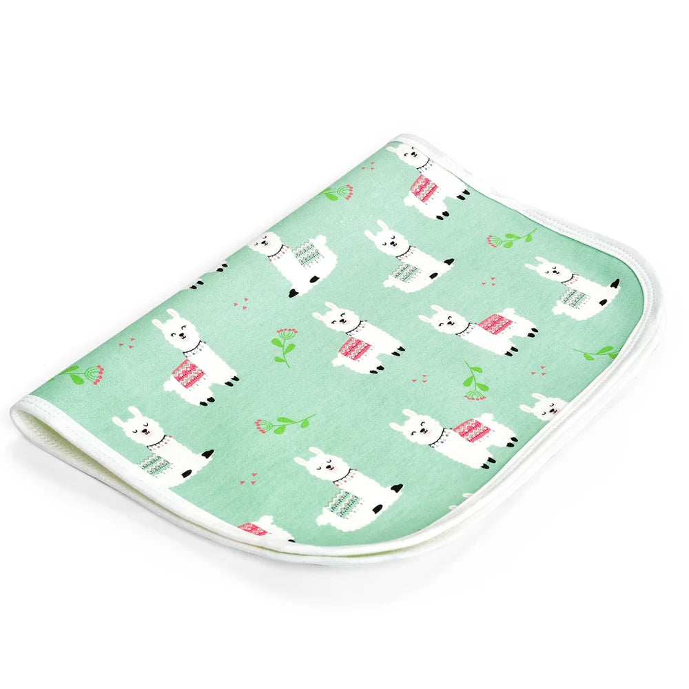 Insular Waterproof Baby Diaper Changing Mat Foldable Soft Cotton Travel Nappy Change Portable Baby Care Front Play Pad Baby Care