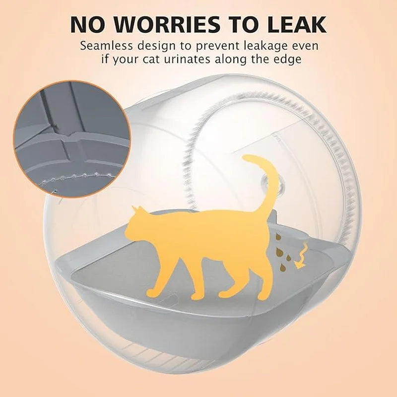 Automatic Cat Litter Box Accessories Soft Fabric Mat Collecting Feces Bottom Capsule Cat Toilet Litter Box