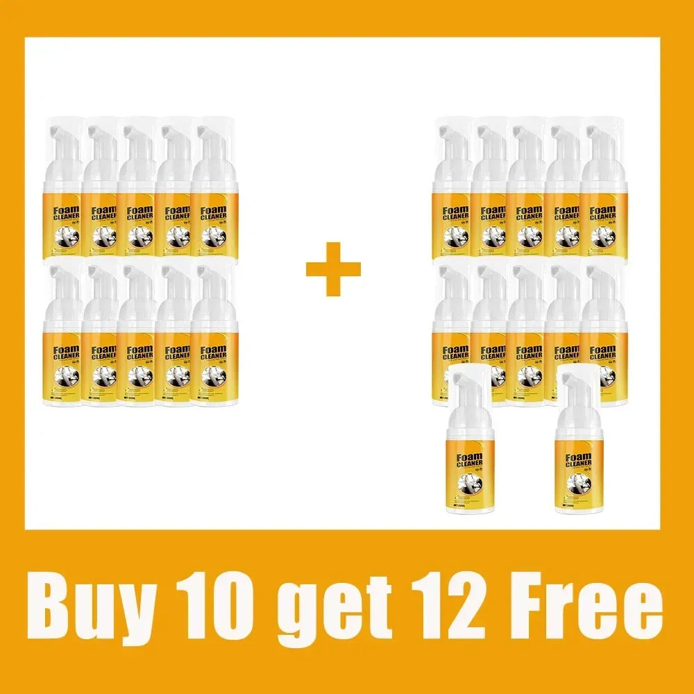 Multi-purpose Foam Cleaner Cleaning Agent Automoive Home Cleaning Foam Spray Car Interior Home Foam Cleaner Cleaners efficient