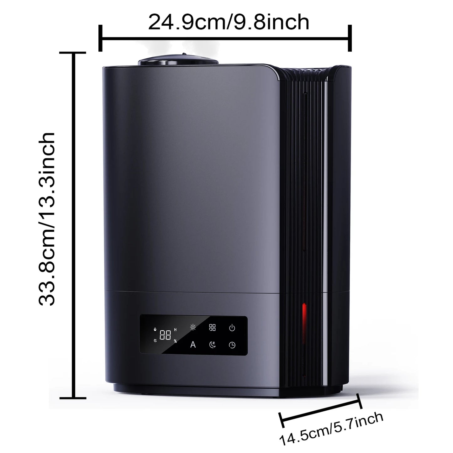 Ultrasonic Humidifier 6L 360° Adjustable Mist Direction 7 Color Light Aroma Fragrance for Bedroom,Children's Room,300 ml/h 3 Gea