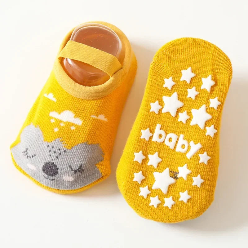 Children Ankle Socks Boys Girls Trampoline Socks Cotton Soft Baby Comfortable Boat Sock Kids Floor Sport Clothing Accessories