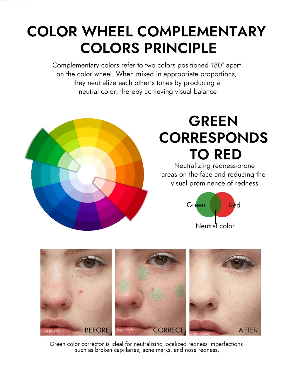 Yellow Orange Liquid Concealer Foundation Primer Base Facial Repair Dark Circles Corrector Skin Tone Purple Brighten Concealer