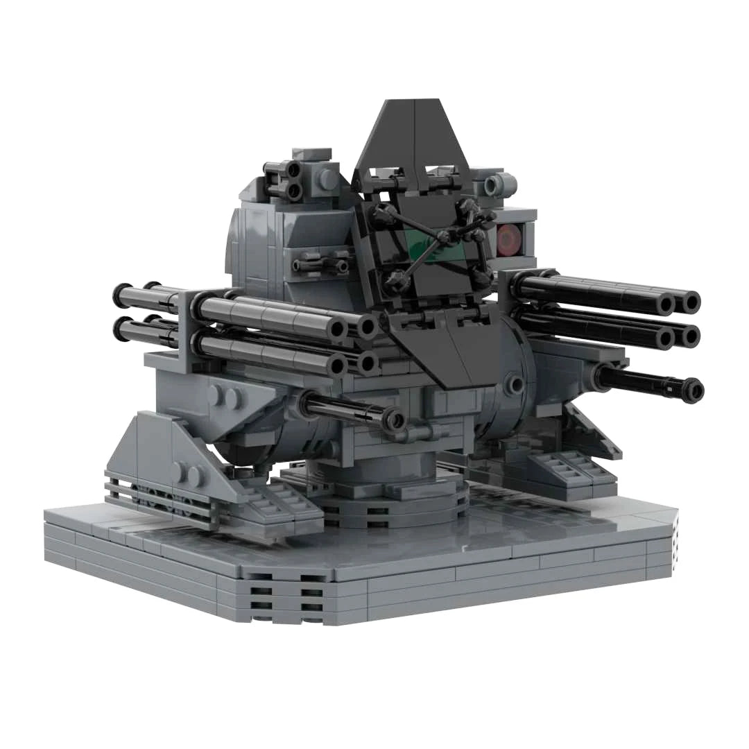 Dvina Close-In Weapon System Phalanx CIWS Skynex Kashtan S75 Goalkeeper Airframe Missile Battleship Artillery Military Block Toy
