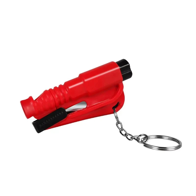 Car Safety Hammer Auto Emergency Glass Window Breaker Seat Belt Cutter Life-Saving Car Emergency Escape Hammer Survival Whistle - Merit Sell