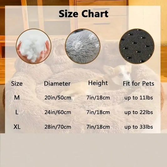 Pet Bed Pet Sofa Soft And Comfortable Bear Paw Pet Bed, Sleep Solution For Dogs And Cats. Comfortable Donut Dog Bed Luxurious Dog And Cat Pad Bed, Bring Cozy Warmth To Cats In Winter. Cute Home Decoration Comfortable For Indo - Merit Sell