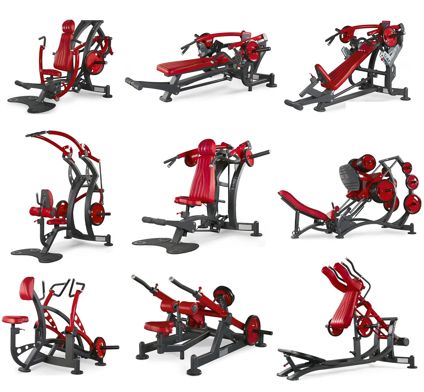 Gym strength equipment Chest pushing and high back training and lying posture device commercial multi-functional leg flexion