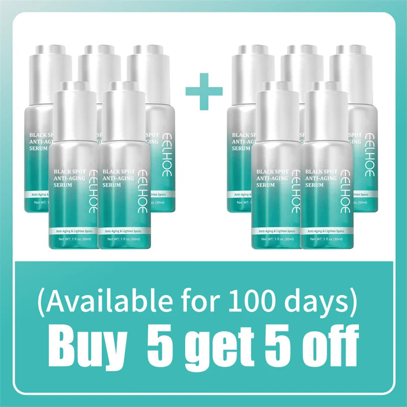 Effective Whitening Serum Remove Dark Spots Freckle Essence Anti-Aging Fade Pigmentation Melasma Brighten Beauty Face Skin Care