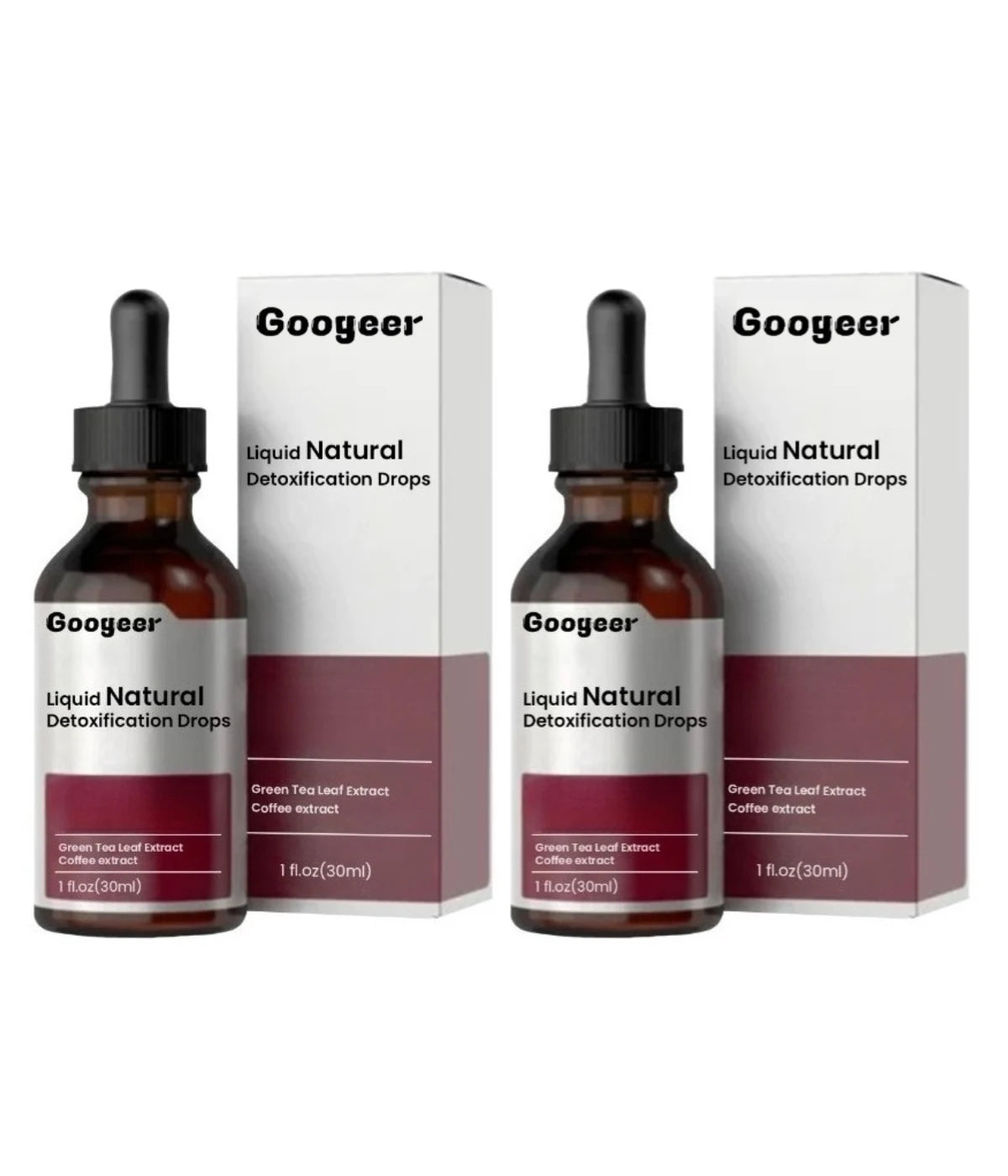 Herbal Blend Liquid Drops with Green Tea Extract Coffee Extract Grapeseed Oil & Nasturtium, General Wellness Formula, 30ml