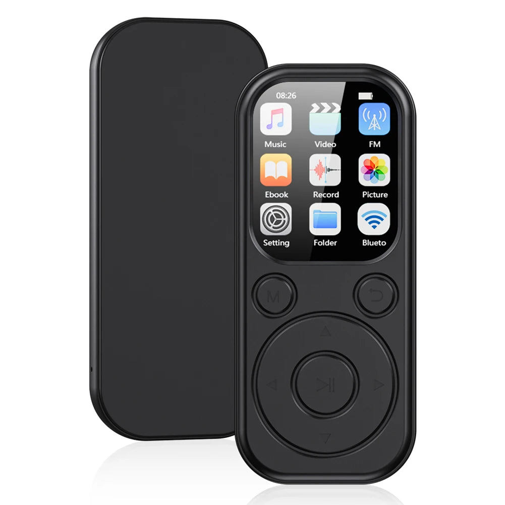 MP3 MP4 Player HiFi Lossless Music Player 2.01 Inch IPS Screen Bluetooth 5.4 Portable MP3 Player FM E-book Recorder