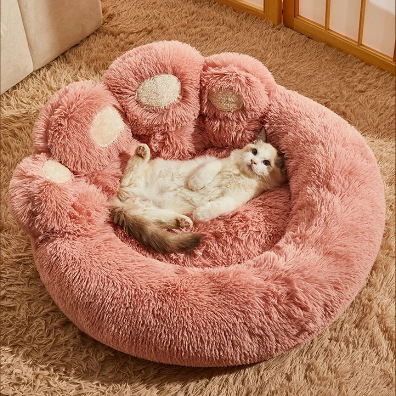 Plush Kennel Dog Mat Warm Winter Sleeping Pad for Large Dogs Dog Crate Pad for Deep Sleeping, Pet Supplies Winter Pet Nest