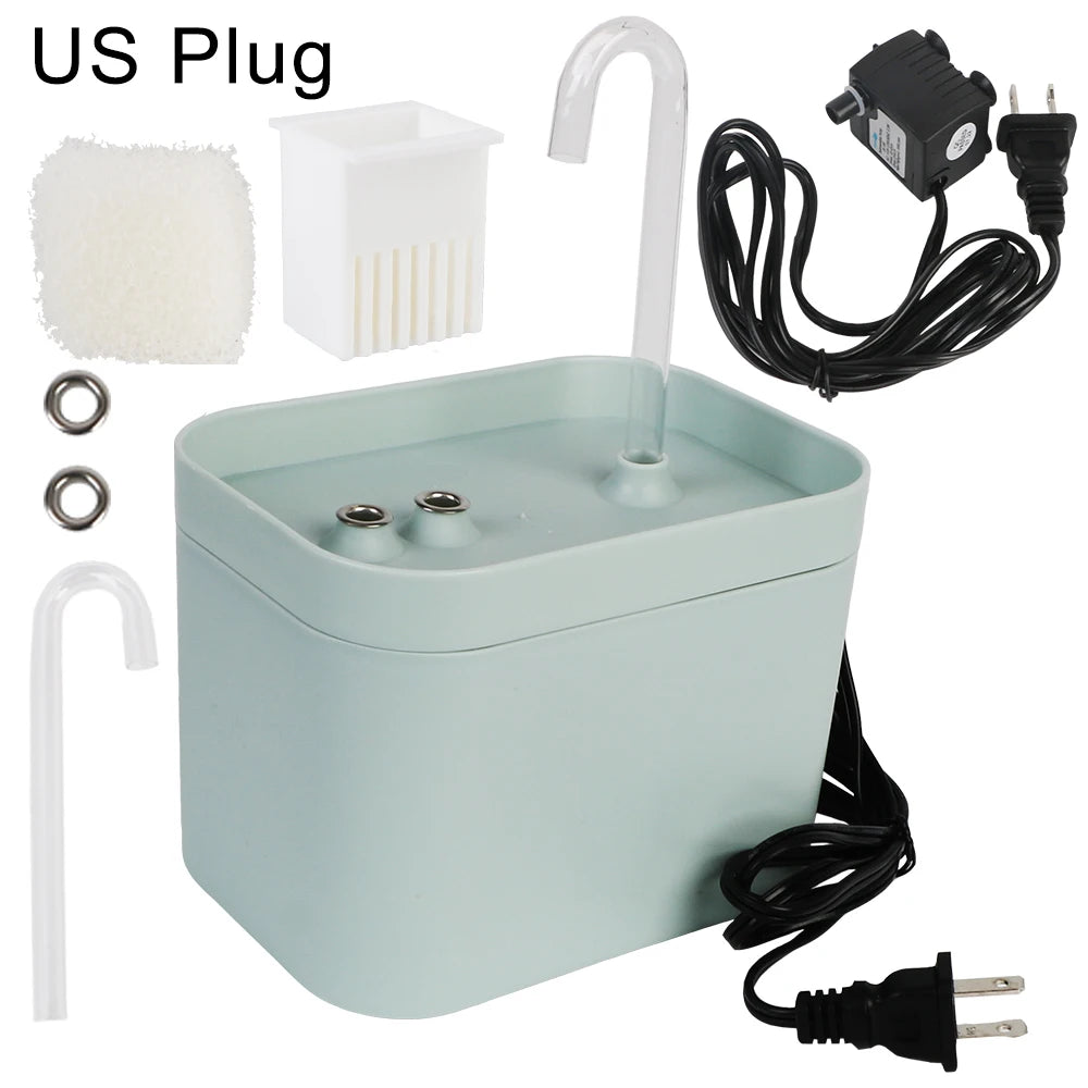 Auto Filter Recirculate Filtring for Cats Pet Water 1.5L Cat Drinker Bowl USB Electric Dispenser Mute Cat Water Fountain