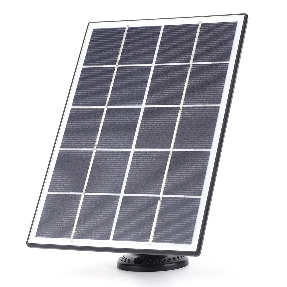 4W Solar Charger IP65 Waterproof Solar Panel Charger 9.8Ft Charging Cable Solar Panel Kit for Ring Video Doorbell 4/3/3 Plus/2