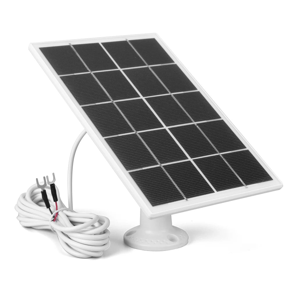 4W Solar Charger IP65 Waterproof Solar Panel Charger 9.8Ft Charging Cable Solar Panel Kit for Ring Video Doorbell 4/3/3 Plus/2