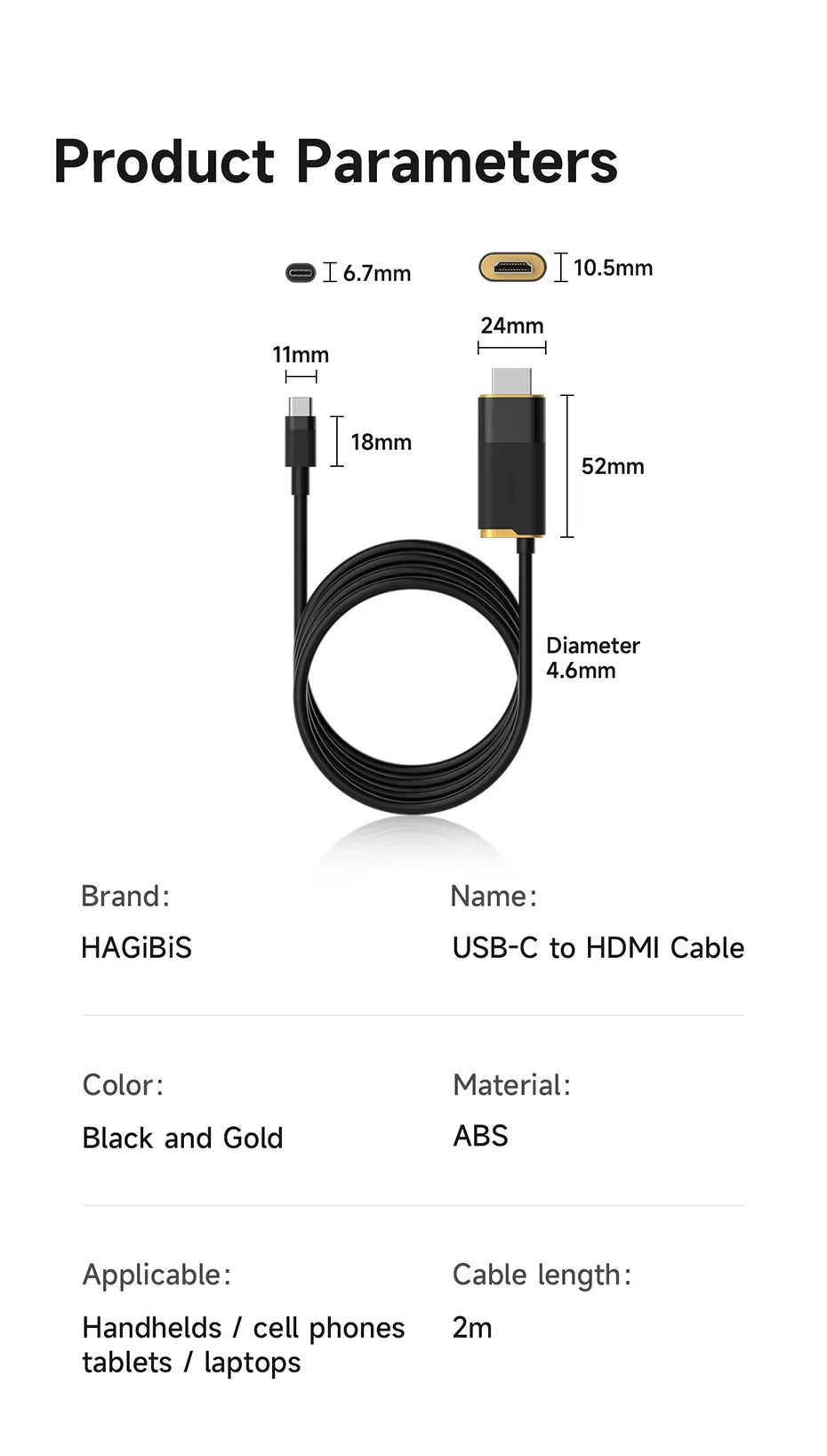 Hagibis Switch Dock for Nintendo Switch/OLED/Switch2 USB C to HDMI Cable Adapter 8K@60Hz HDR 100W PD for Laptop SteamDeck ROG