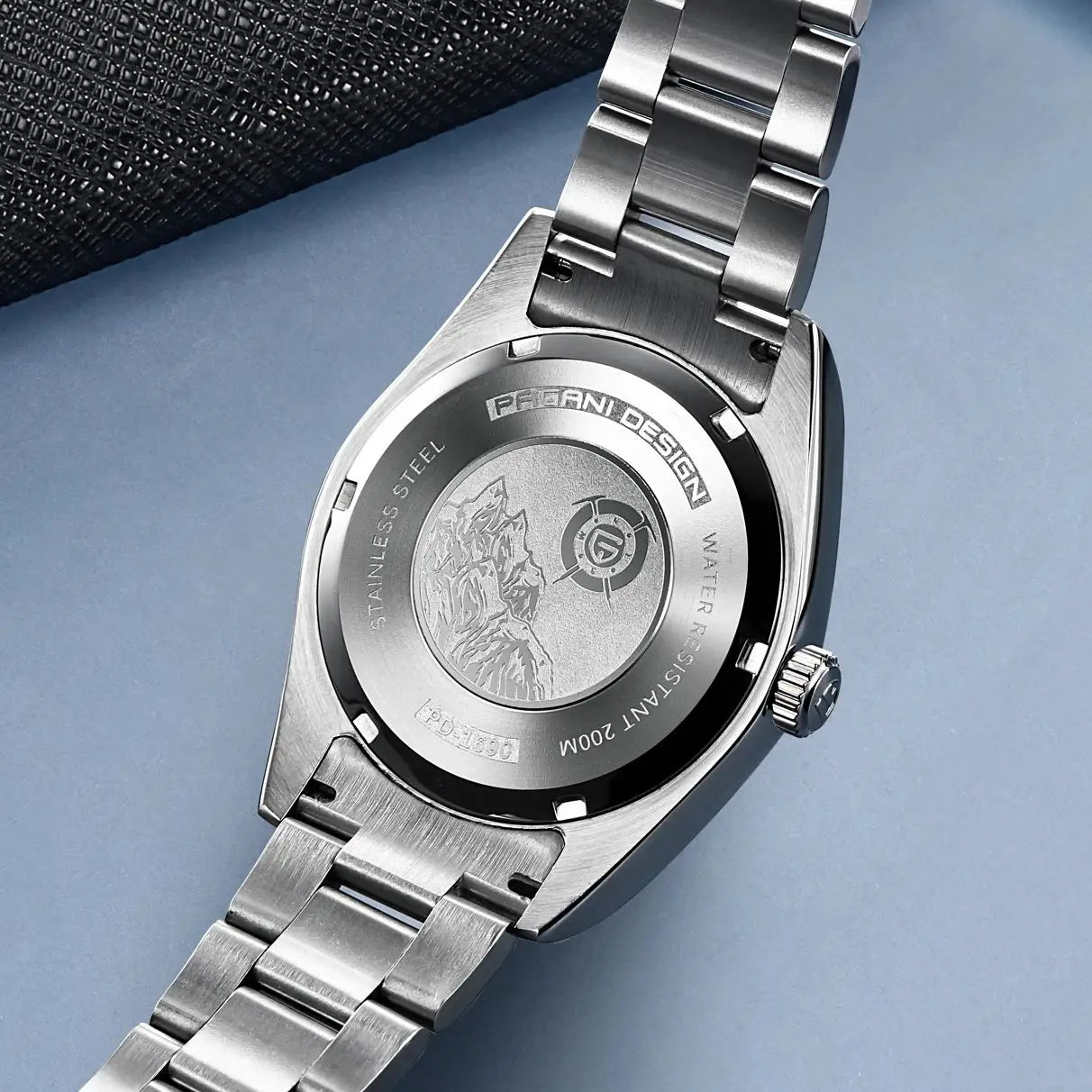 PAGANI DESIGN PD1690 Blue Men's Automatic Mechanical Watch Sapphire Glass 316Stainless Steel 100m Waterproof NH35A Clock Jubilee