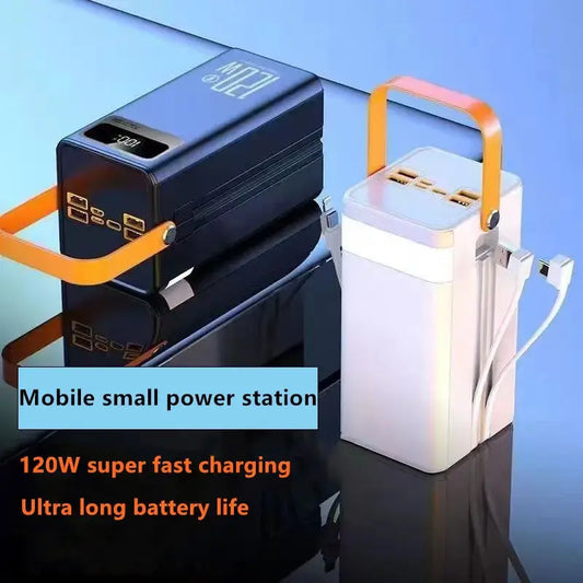 New 160000mAh Charger Portable Large Capacity Mobile Power 120W Fast Charger USB Type-C Phone External Battery - Merit Sell