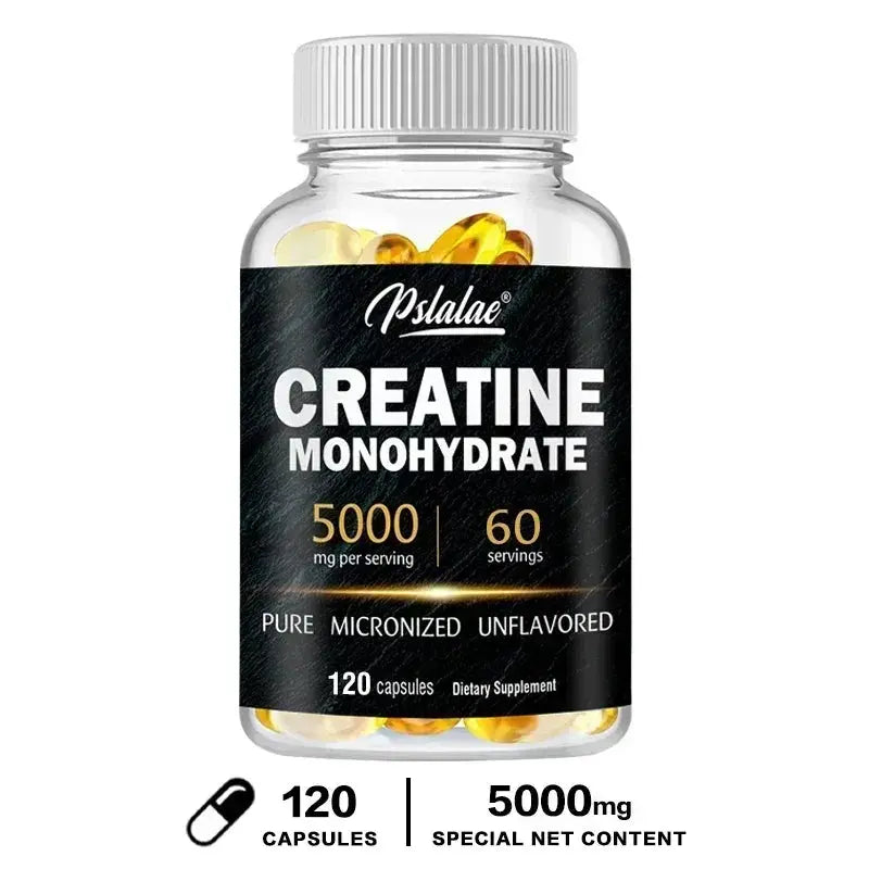 Pslalae Creatine Monohydrate Capsules | Performance, Muscle Growth & Recovery