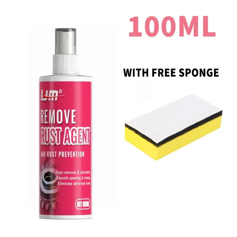 3.38oz LIM Remove Rust Agent Spray - Fast-Acting Rust Remover for Cars, Boats, Kitchens, Bathrooms - Multi-Surface Protection