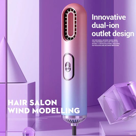 2024 Hot Selling Leafless Professional Bid Wind Quick Low Noise Dry Private Diffuser Ion Hair Processor Dryer for home salon
