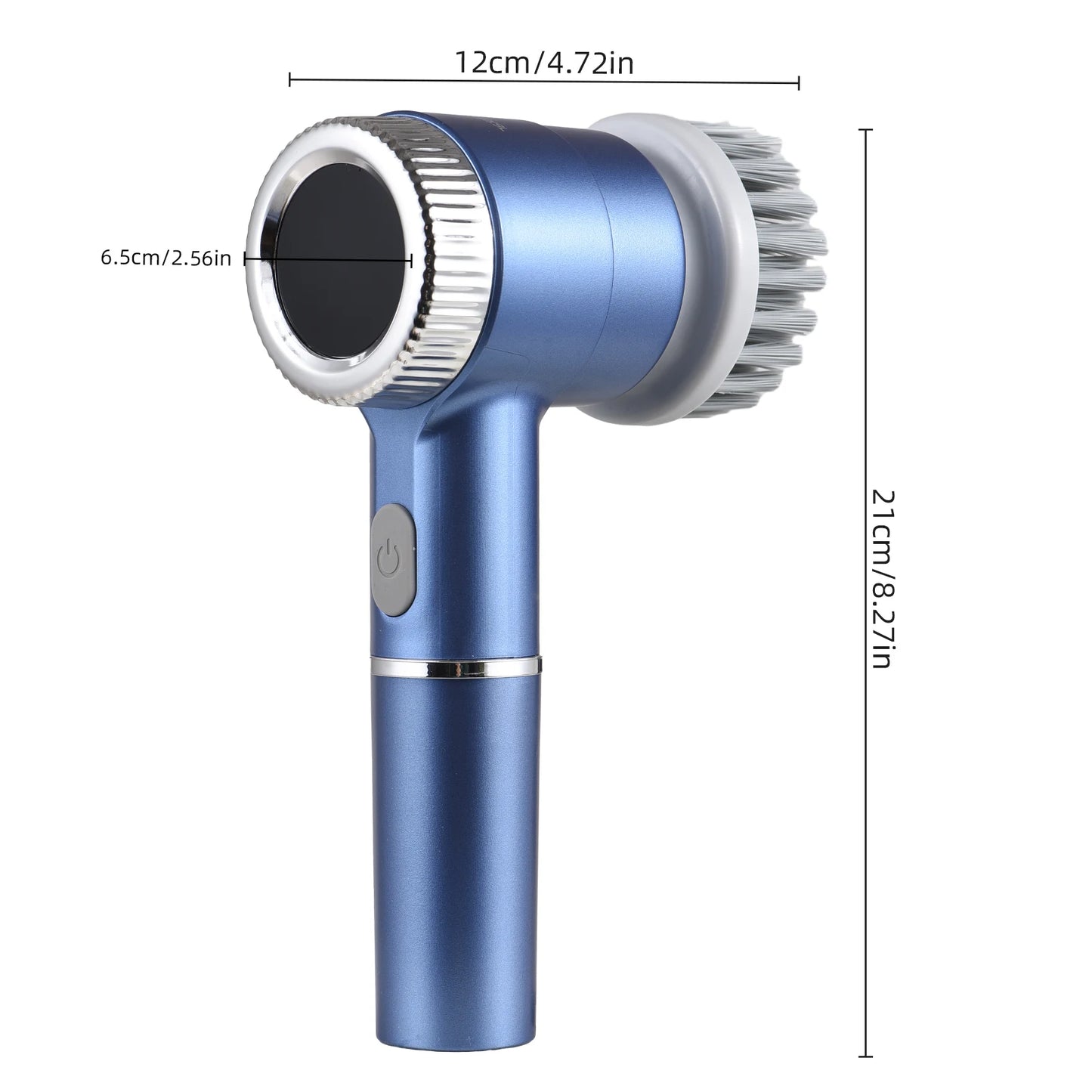 Electric Cleaning Brush Set Portable Cordless Electric Spin Scrubber Waterproof Digital Display Handheld Scrubber for Kitchen