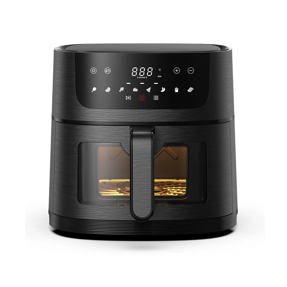 7L Smart Air Fryer Without Oil Large Capacity LED Touch Screen Window Visualization Airfryer Kitchen appliance Home-appliance