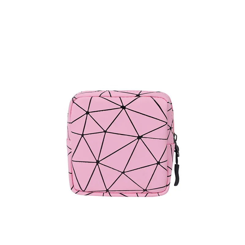 Women Sanitary Napkin Tampon Storage Bag Cute Sanitary Pad Pouches Portable Makeup Lipstick Key Earphone Data Cables Organize