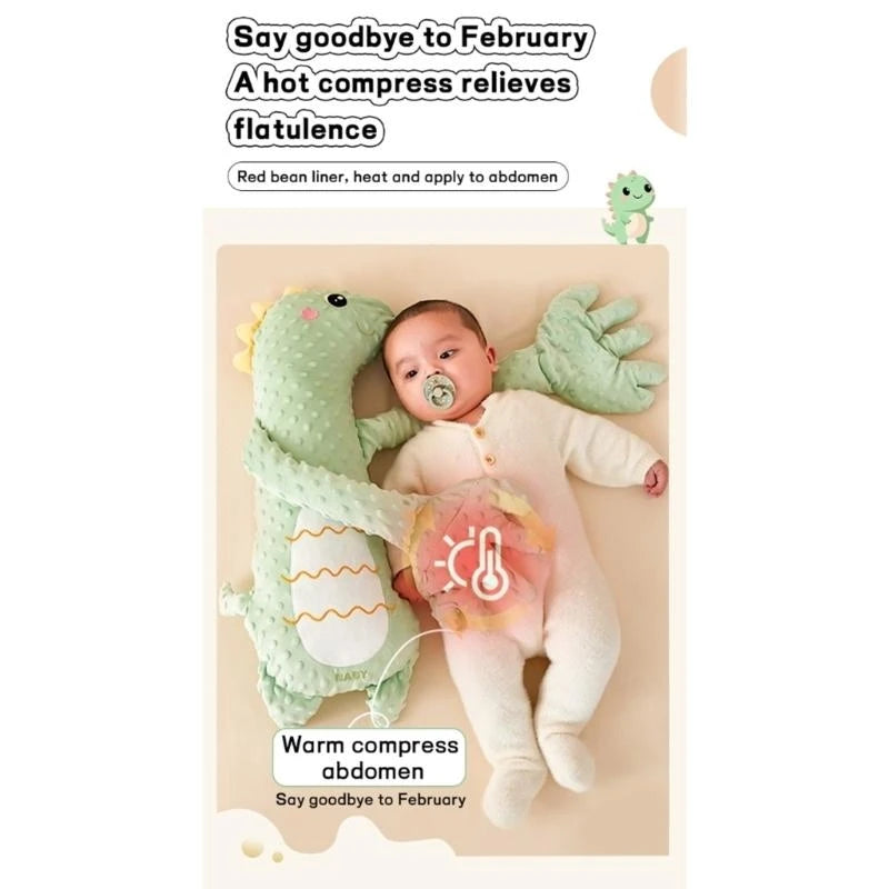 Infant Sleeping Comforter Soft & Breathable Cartoon Pacify Hand Soother with Automatic Beating for Better Sleep Quality A2UB