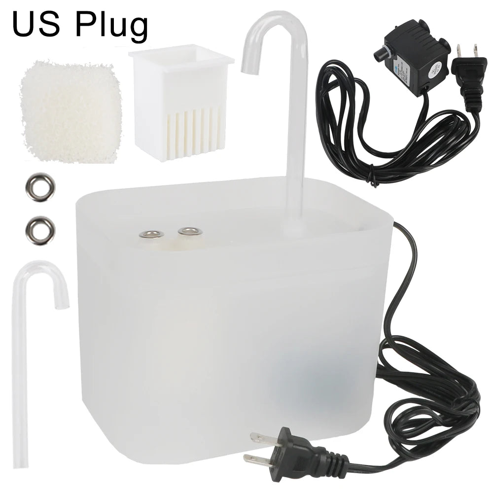 Auto Filter Recirculate Filtring for Cats Pet Water 1.5L Cat Drinker Bowl USB Electric Dispenser Mute Cat Water Fountain