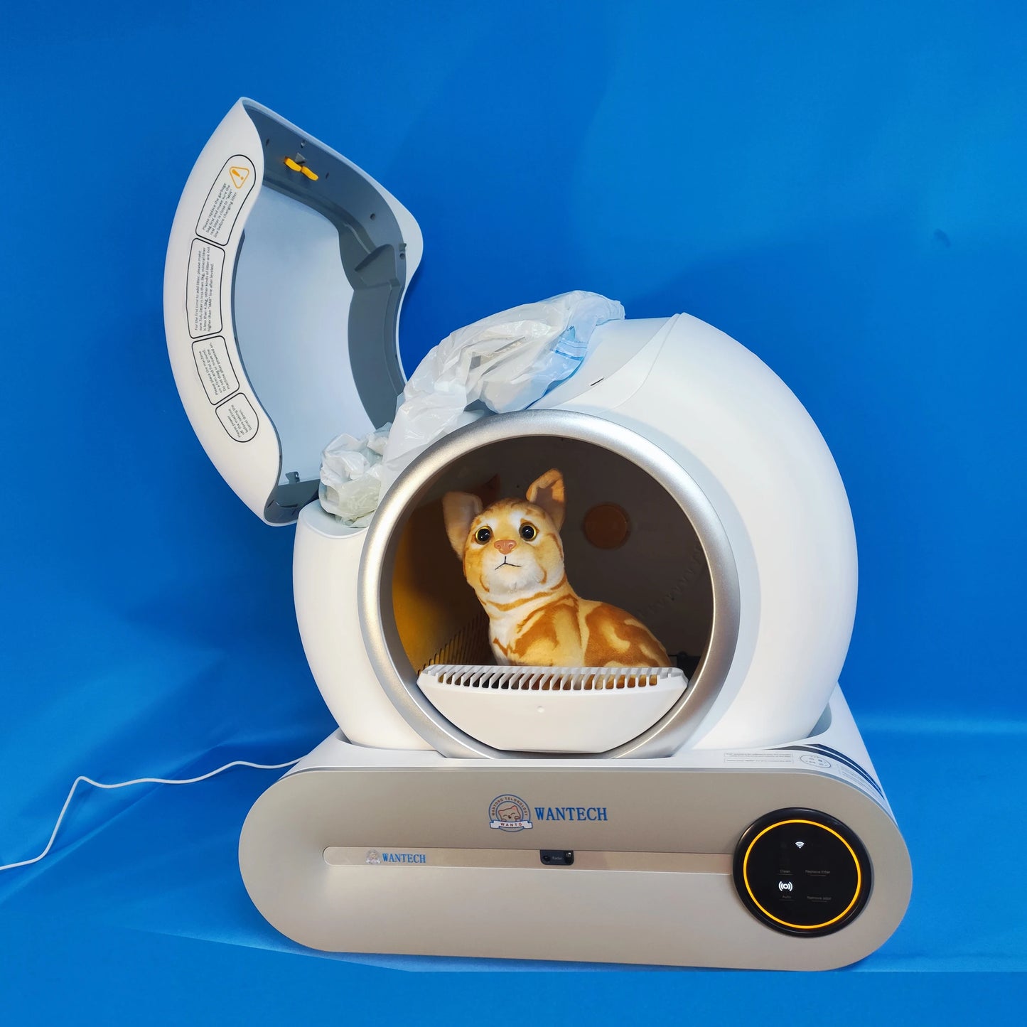 Automatic Pet Water Fountain Silent, Stainless Steel, LED Light, Pet Water Dispenser, For Cats & Dogs