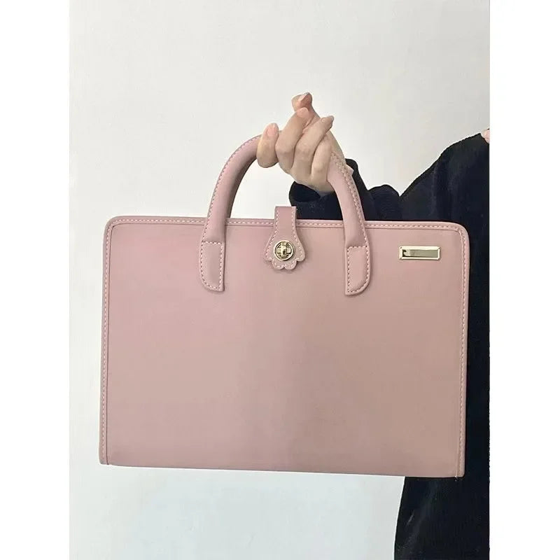 New Laptop Sleeve Pink Notebook Bag for Girls Protective Case with Handle Cute Computer Cover for 14/16 Inch Laptop laptop case