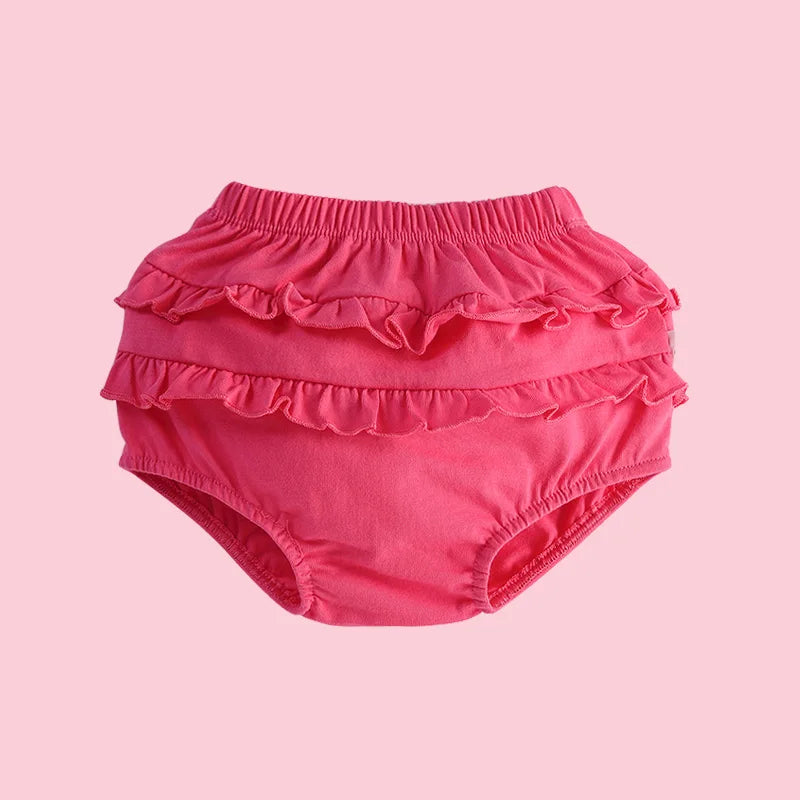 6-24M Baby Shorts Girl Summer Cotton Ruffle Lace Harem Pants Infant Diaper Cover Bloomers Kid Panties Toddler Underwear Briefs