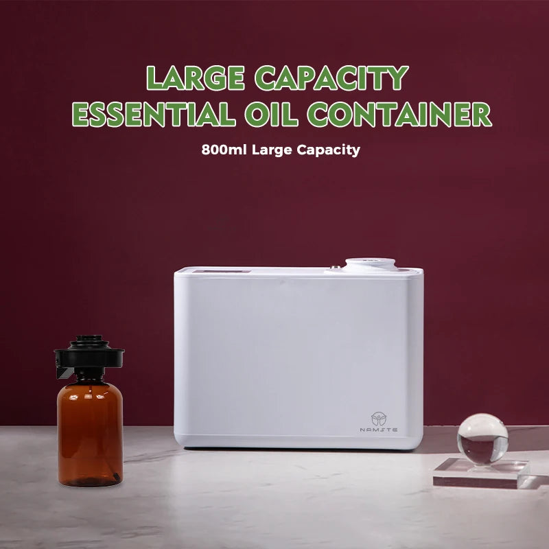HVAC 3000m³ Home Appliance Perfume Aroma Diffuser WIFI Bluetooth Intelligent Multi Segment Timing 800ML Capacity Essential Oil