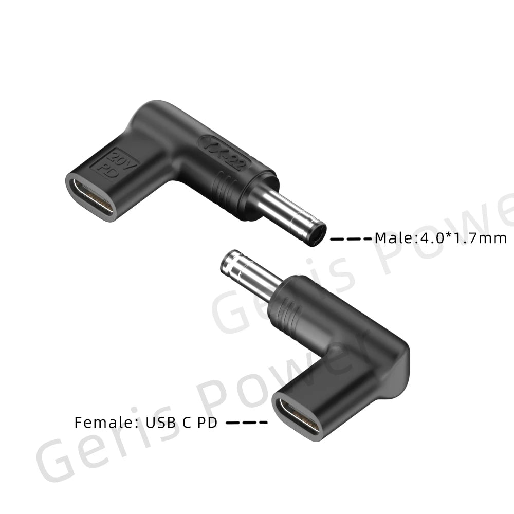 100W USB Type C PD Laptop Power Bank to Laptop Charger Converter for Asus Lenovo Hp Dell Samsung Dc Power Adapter Connector