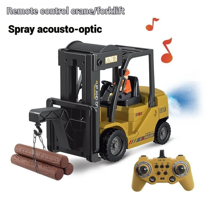 Ask Nanfeng 1:64 Bluetooth Mini Alloy Forklift Remote Control Engineering Vehicle Can be Controlled by Mobile Phone Car Children