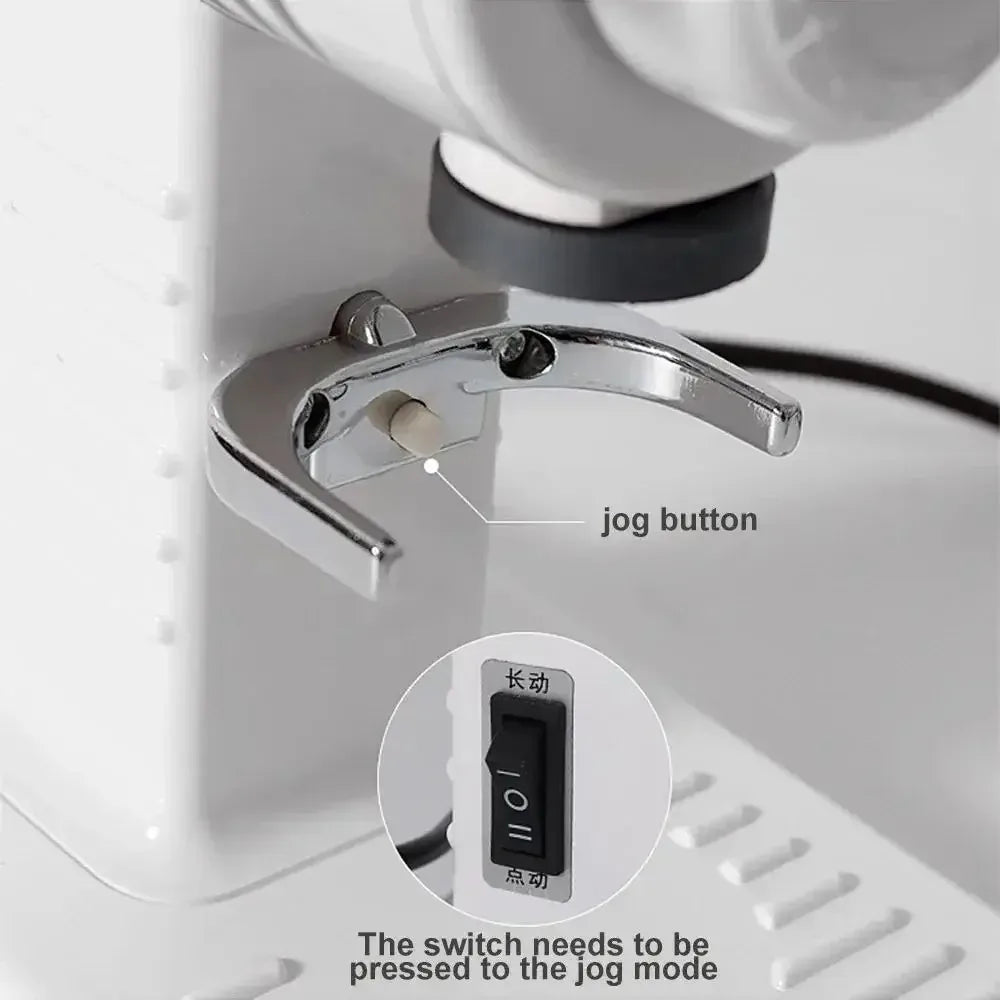 DIVEDEER Electric Coffee Bean Grinder Italian Hand Punch Small Household Coffee Bean Grinding and Crushing Machine