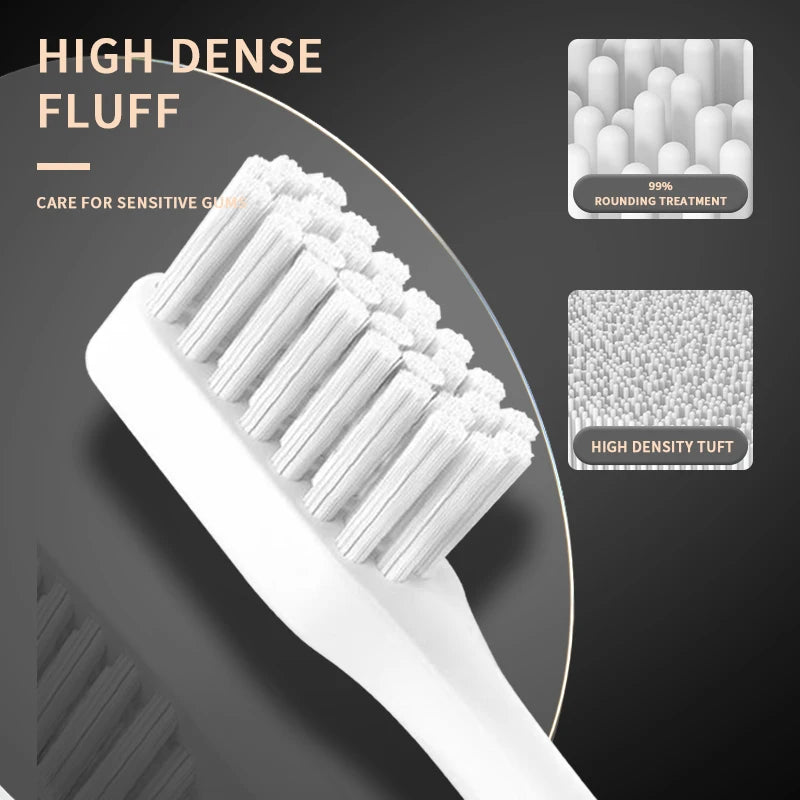 Jianpai Adult Black White Classic Acoustic Electric Toothbrush Adult 5-gear Mode USB Charging IPX7 Waterproof Acoustic Electric - Merit Sell