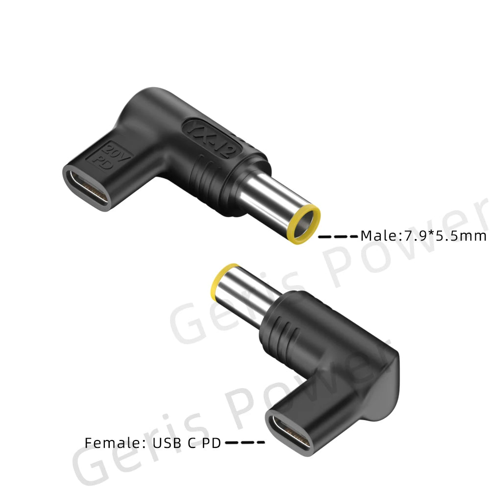 100W USB Type C PD Laptop Power Bank to Laptop Charger Converter for Asus Lenovo Hp Dell Samsung Dc Power Adapter Connector
