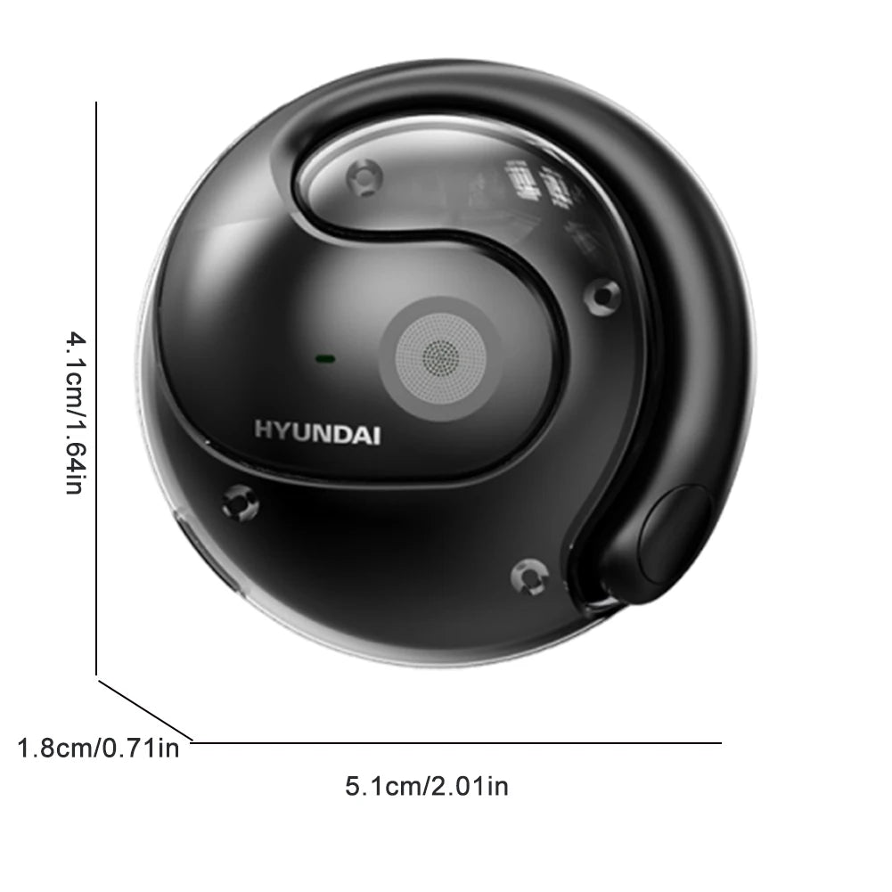 Language Translator Headphones Bluetooth-Compatible 5.4 Ear Hanging Headphone Wireless Open-Ear Headphones for Professionals
