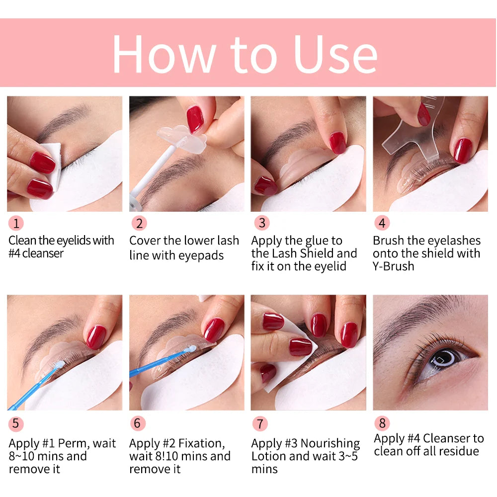 Upgrade Lash Lift Kit Lifting Lashes 45 To 60 Days Eyelash Perm Eyes Makeup Tools Calia Enhancer Gift For Friends