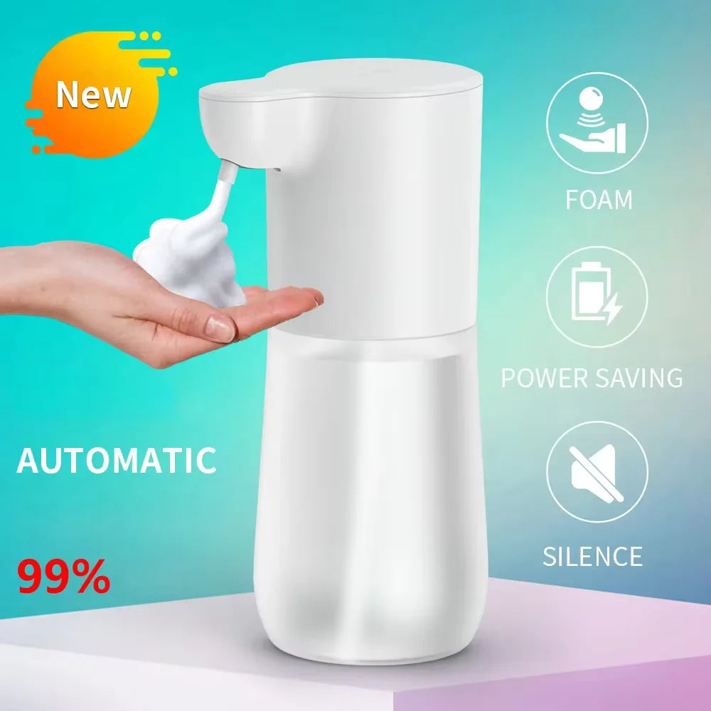 NEW 2000mAh USB Charging Automatic Induction Foam Soap Dispenser Smart Infrared Touchless Hand Washer For Kitchen Bathroom