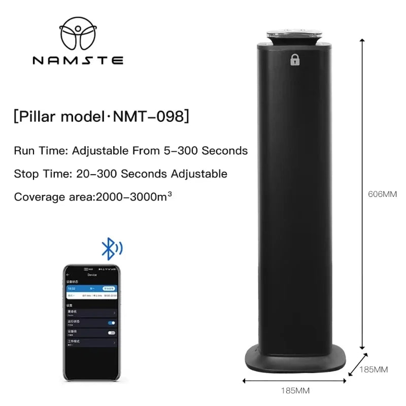 NAMSTE Electric Aromatic Diffuser Coverage 4000m³ Smart Bluetooth Essential Oils Fragrance Machine Home Hotel Scenting Device - Merit Sell