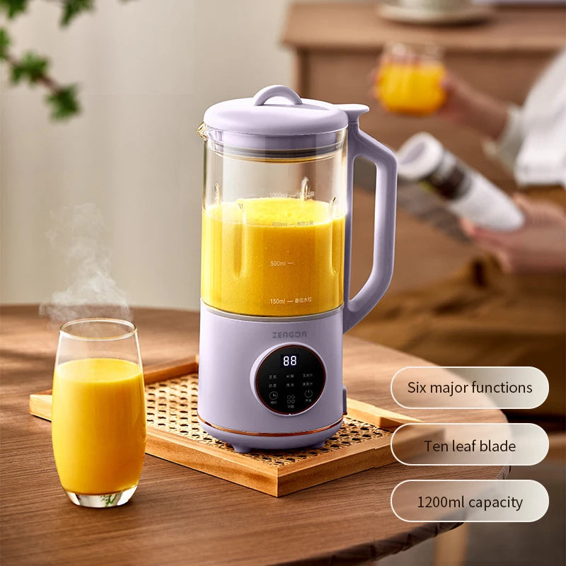800ml Soy Milk Machine Electric Juicer Blender Mixer Soybean Milk Maker Wall Breaking Machine Rice Paste Maker Breakfast Machine