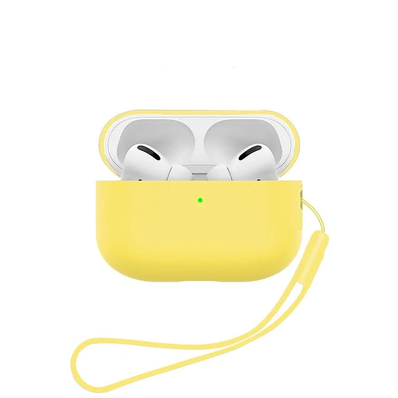 For AirPods Pro 3 2025 Case Silicone Protector for airpods Pro Front LED Visible Pro 2 Case cover with Lanyard for airpods pro 2