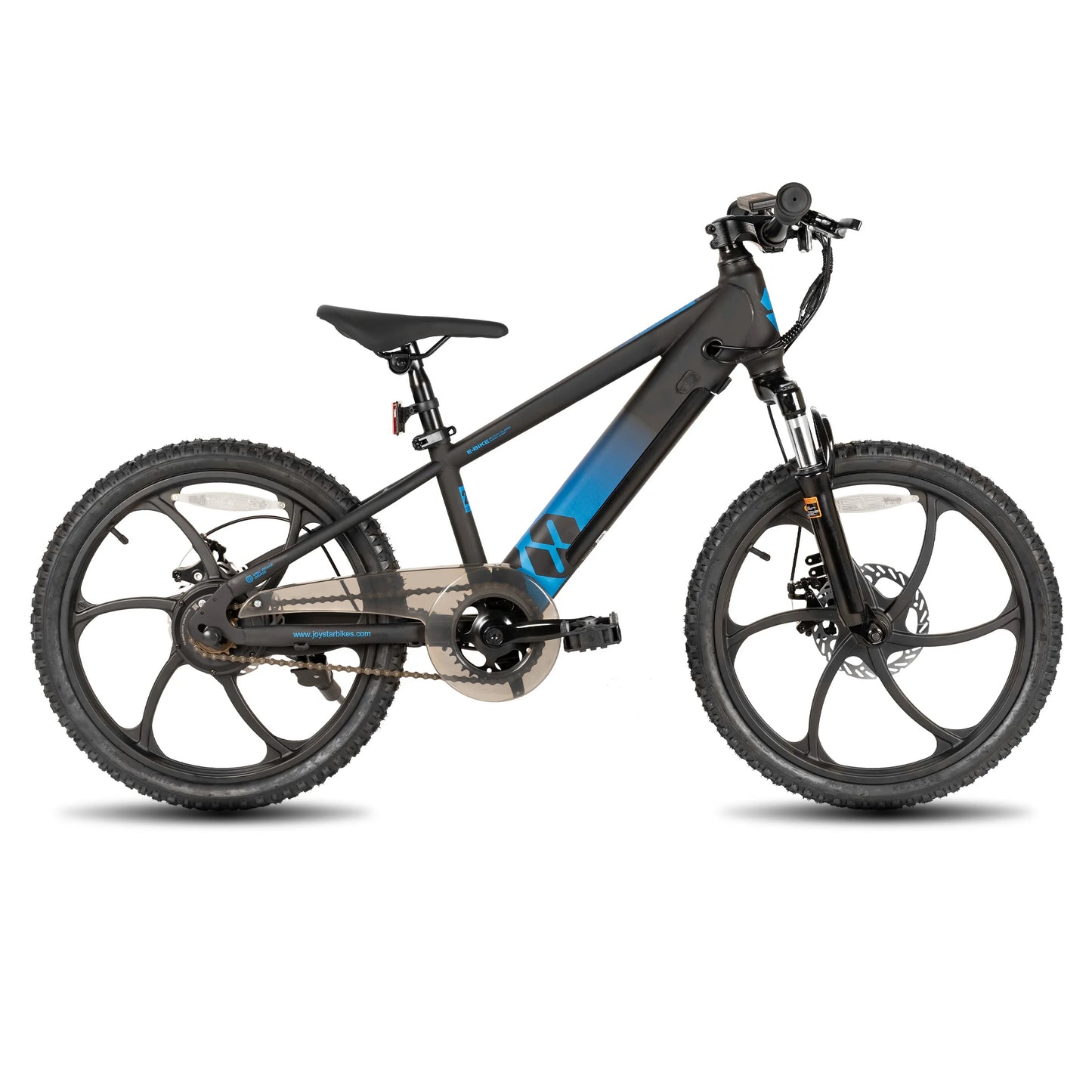 JOYSTAR Electric Bike for Kids Teens Ages 7+ with 250W Motor, 15 Miles 15MPH Electric Mountain Bicycle Safe Mini Ebikes