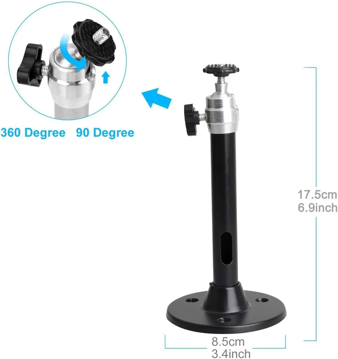 Salange Projector Stand Universal Ceiling Bracket Wall Mount for XGIMI HY320 P92MAX DLP HY300Pro Beamer Surveillance Camera