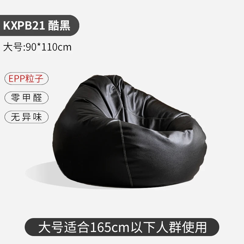 Modern Black Lazy Bean Bag Sofa Designer Nordic Cheap Lounges Lazy Bean Bag Sofa Individual Divano Soggiorno Home Furniture
